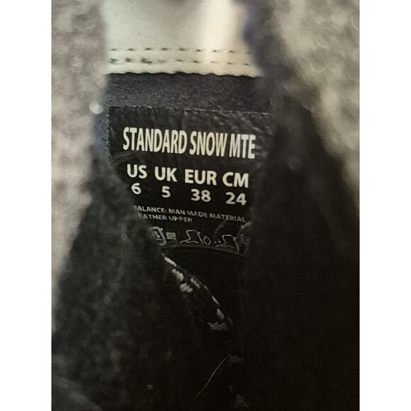 Vans Standard Mid Snow MTE Black Multi Women\'s size 7.5 Winter Water Cozy M Sz 6